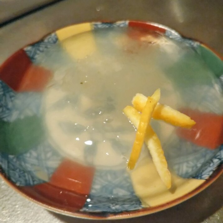 冬の風物詩!爽やかゆずゼリー